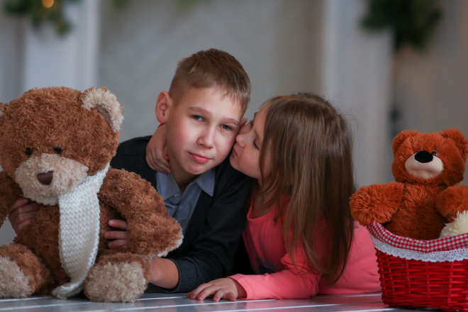 Полина и Владик Брушко