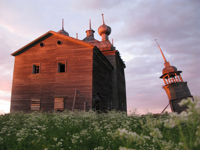 Колокольня в селе Нименьга