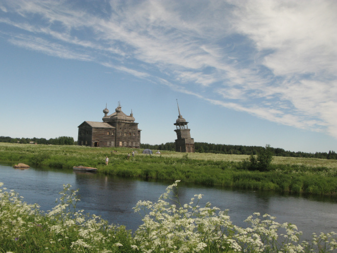 Колокольня в селе Нименьга