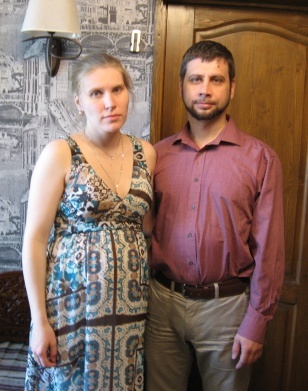 Екатерина Сарабьева и ее малыш